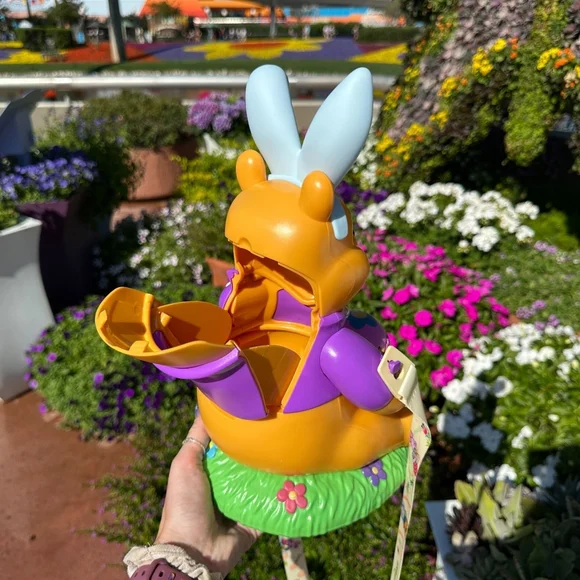 Disney Parks Easter Winnie the Pooh & Piglet Popcorn Bucket - NEW - IN HAND - Picture 5 of 6